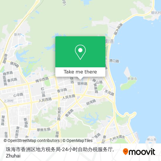 珠海市香洲区地方税务局-24小时自助办税服务厅 map