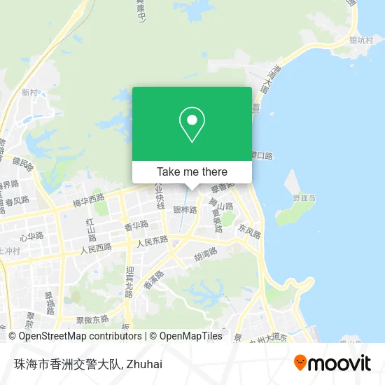 珠海市香洲交警大队 map