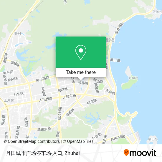 丹田城市广场停车场-入口 map