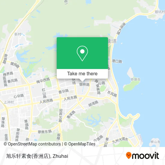 旭乐轩素食(香洲店) map