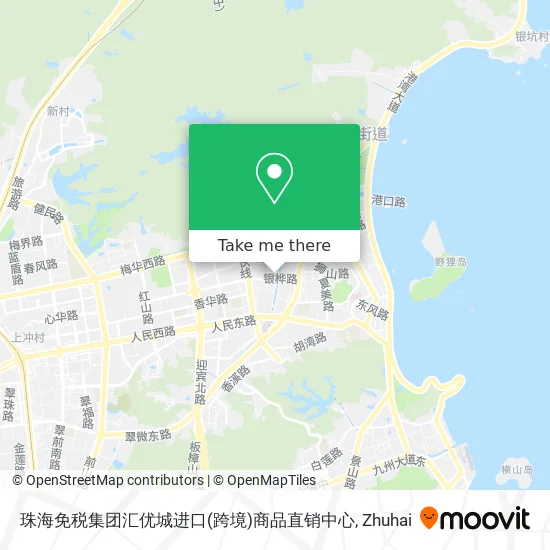 珠海免税集团汇优城进口(跨境)商品直销中心 map