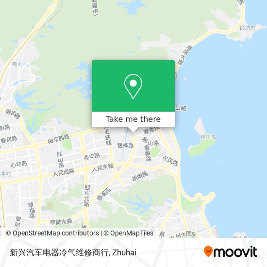 新兴汽车电器冷气维修商行 map