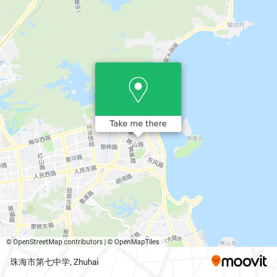珠海市第七中学 map