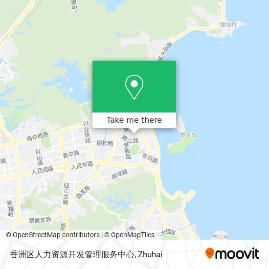 香洲区人力资源开发管理服务中心 map