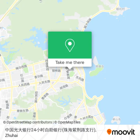 中国光大银行24小时自助银行(珠海紫荆路支行) map