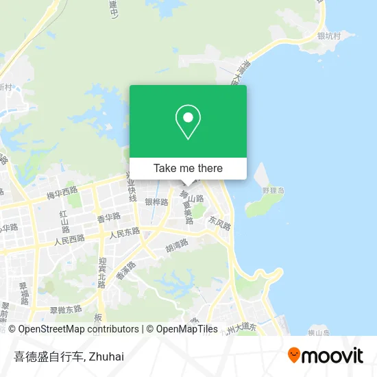 喜德盛自行车 map