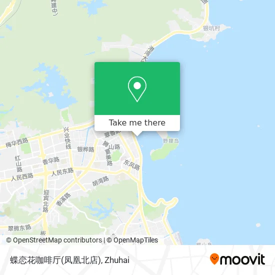 蝶恋花咖啡厅(凤凰北店) map