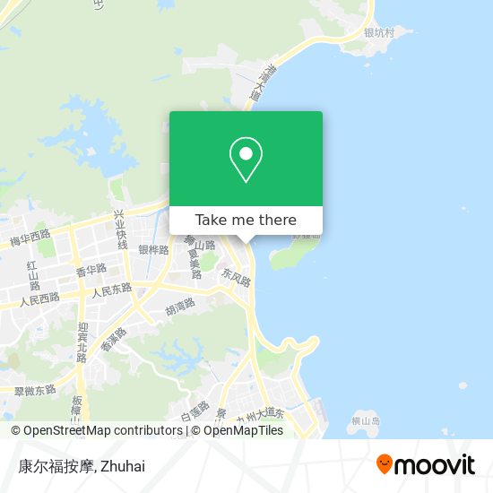 康尔福按摩 map
