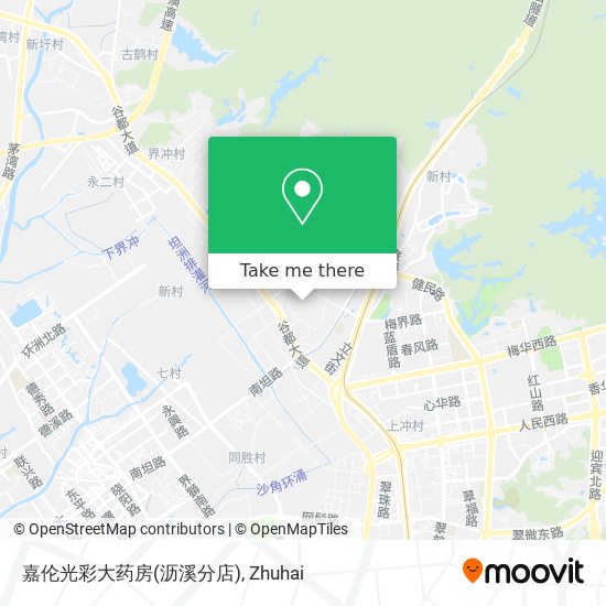 嘉伦光彩大药房(沥溪分店) map