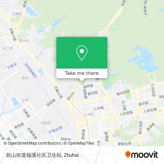 前山街道福溪社区卫生站 map