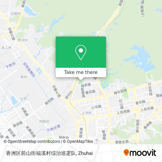 香洲区前山街福溪村综治巡逻队 map