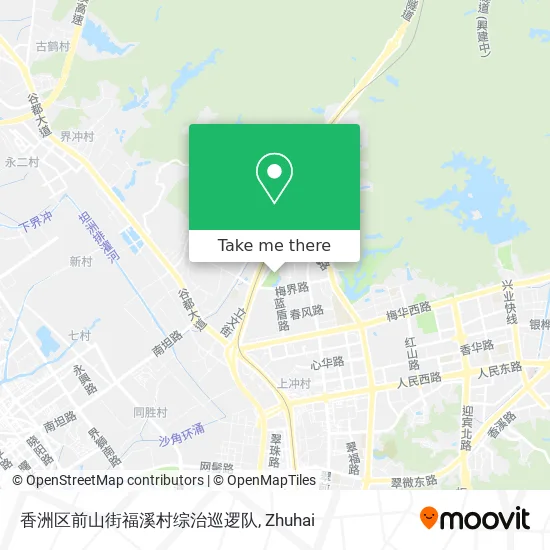 香洲区前山街福溪村综治巡逻队 map