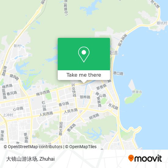 大镜山游泳场 map