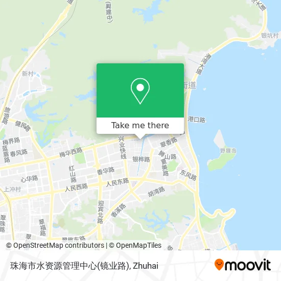 珠海市水资源管理中心(镜业路) map