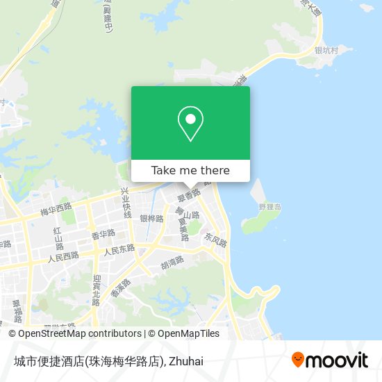 城市便捷酒店(珠海梅华路店) map