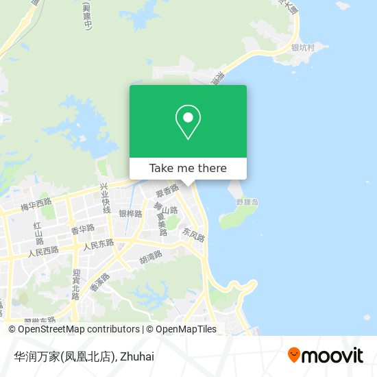 华润万家(凤凰北店) map