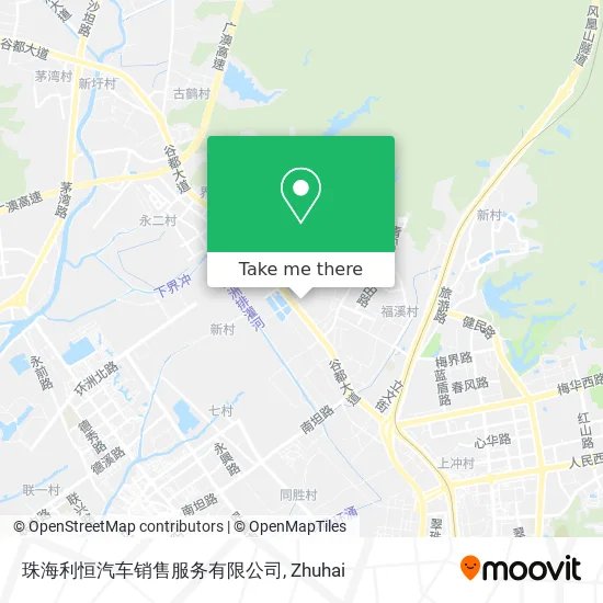 珠海利恒汽车销售服务有限公司 map