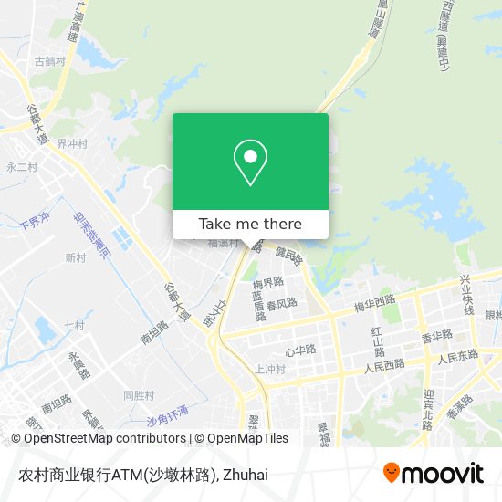 农村商业银行ATM(沙墩林路) map