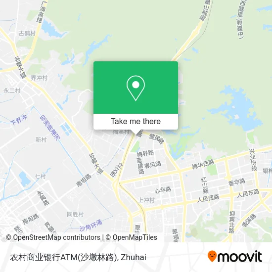 农村商业银行ATM(沙墩林路) map