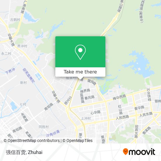 强信百货 map