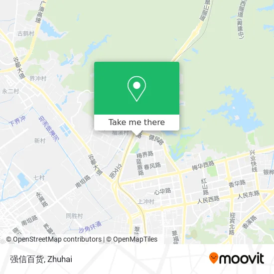 强信百货 map