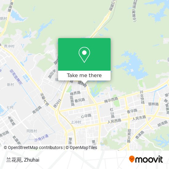 兰花苑 map