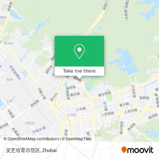 灵芝培育示范区 map