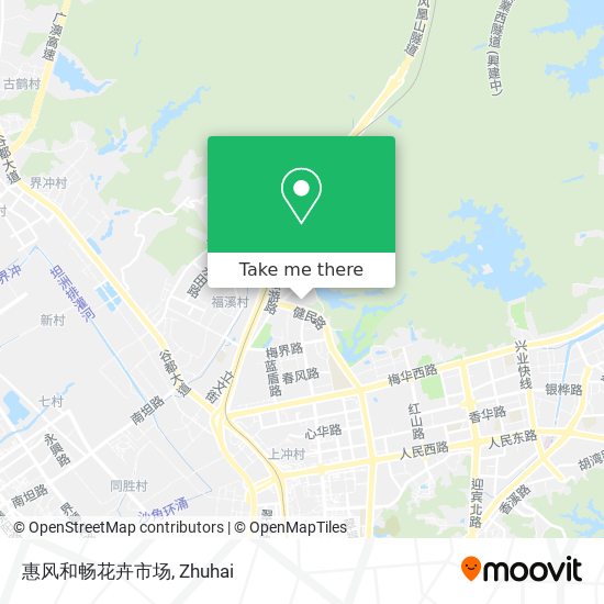 惠风和畅花卉市场 map