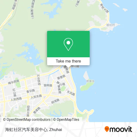 海虹社区汽车美容中心 map