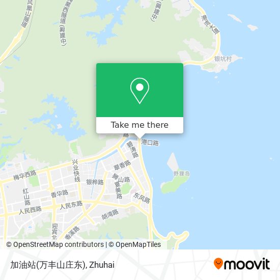 加油站(万丰山庄东) map