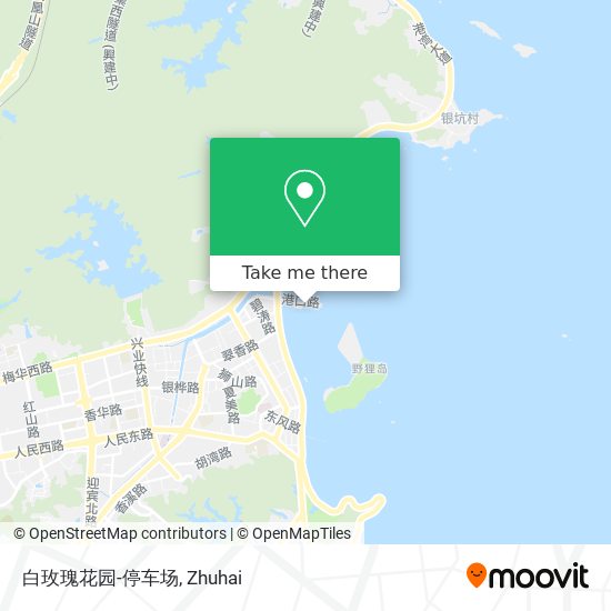 白玫瑰花园-停车场 map