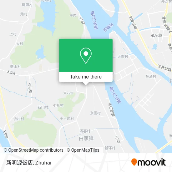 新明源饭店 map
