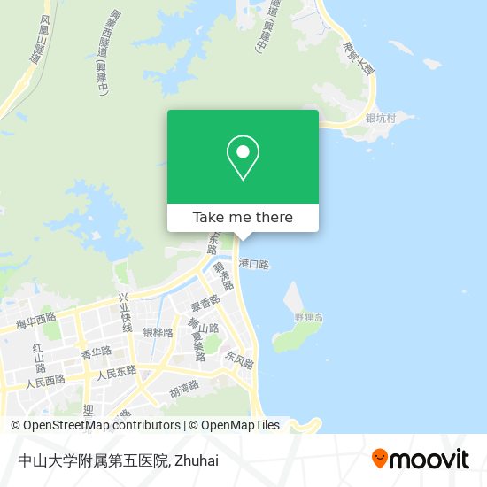 中山大学附属第五医院 map