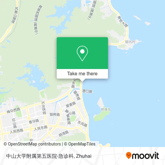 中山大学附属第五医院-急诊科 map