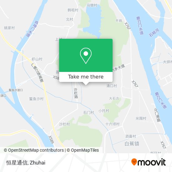 恒星通信 map