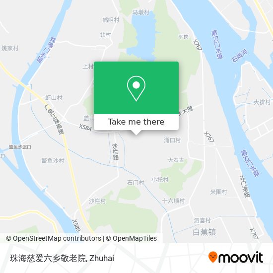 珠海慈爱六乡敬老院 map