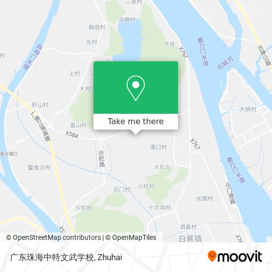 广东珠海中特文武学校 map