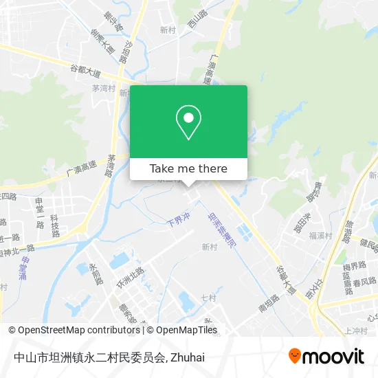 中山市坦洲镇永二村民委员会 map