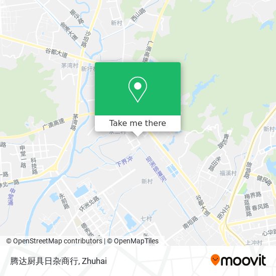 腾达厨具日杂商行 map