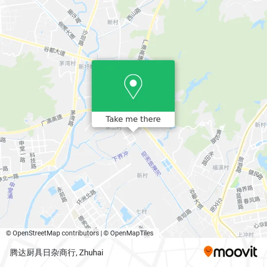 腾达厨具日杂商行 map