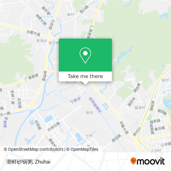 潮鲜砂锅粥 map