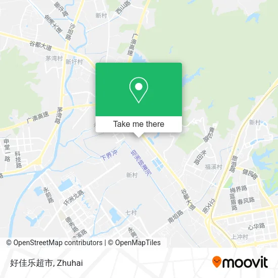 好佳乐超市 map