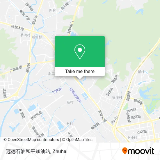 冠德石油和平加油站 map