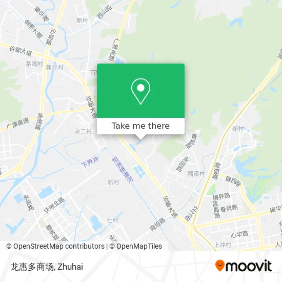 龙惠多商场 map