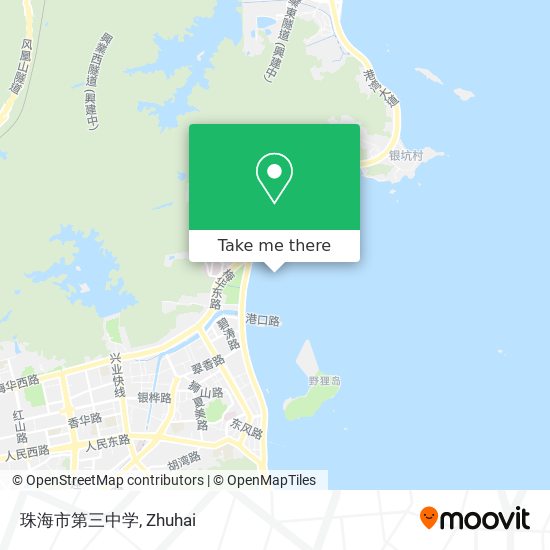 珠海市第三中学 map