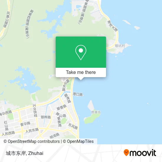 城市东岸 map
