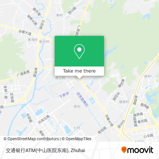 交通银行ATM(中山医院东南) map