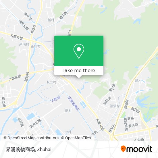 界涌购物商场 map