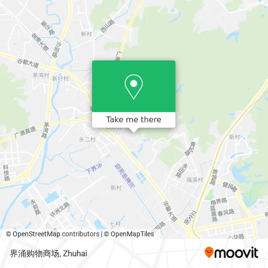界涌购物商场 map