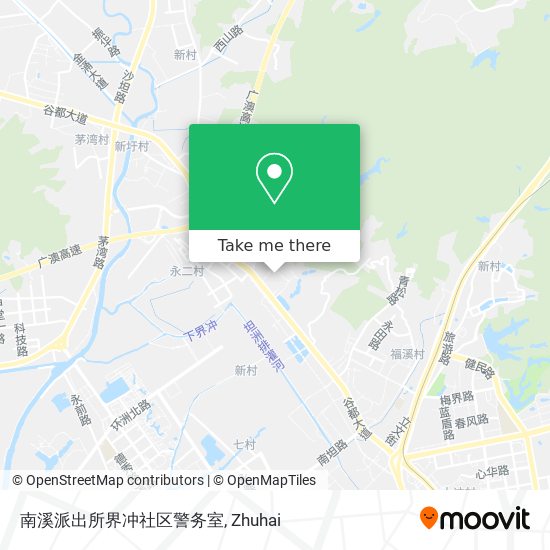 南溪派出所界冲社区警务室 map